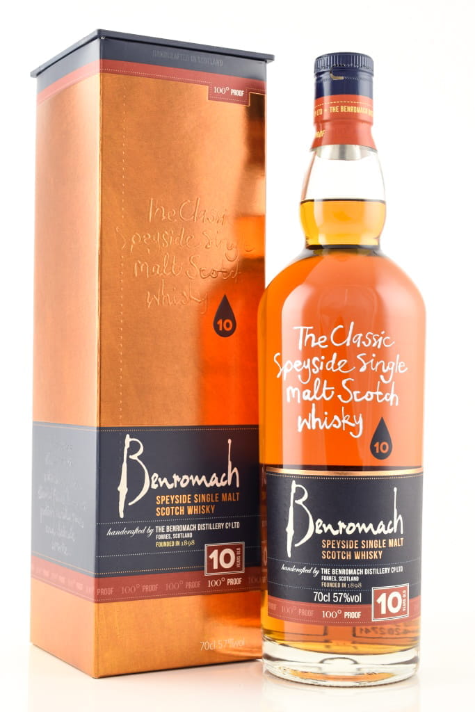 Benromach 10 Year Old 100 Proof 57% vol. 0,7l Benromach 10 Year Old 100 Proof 57% vol. 0,7l