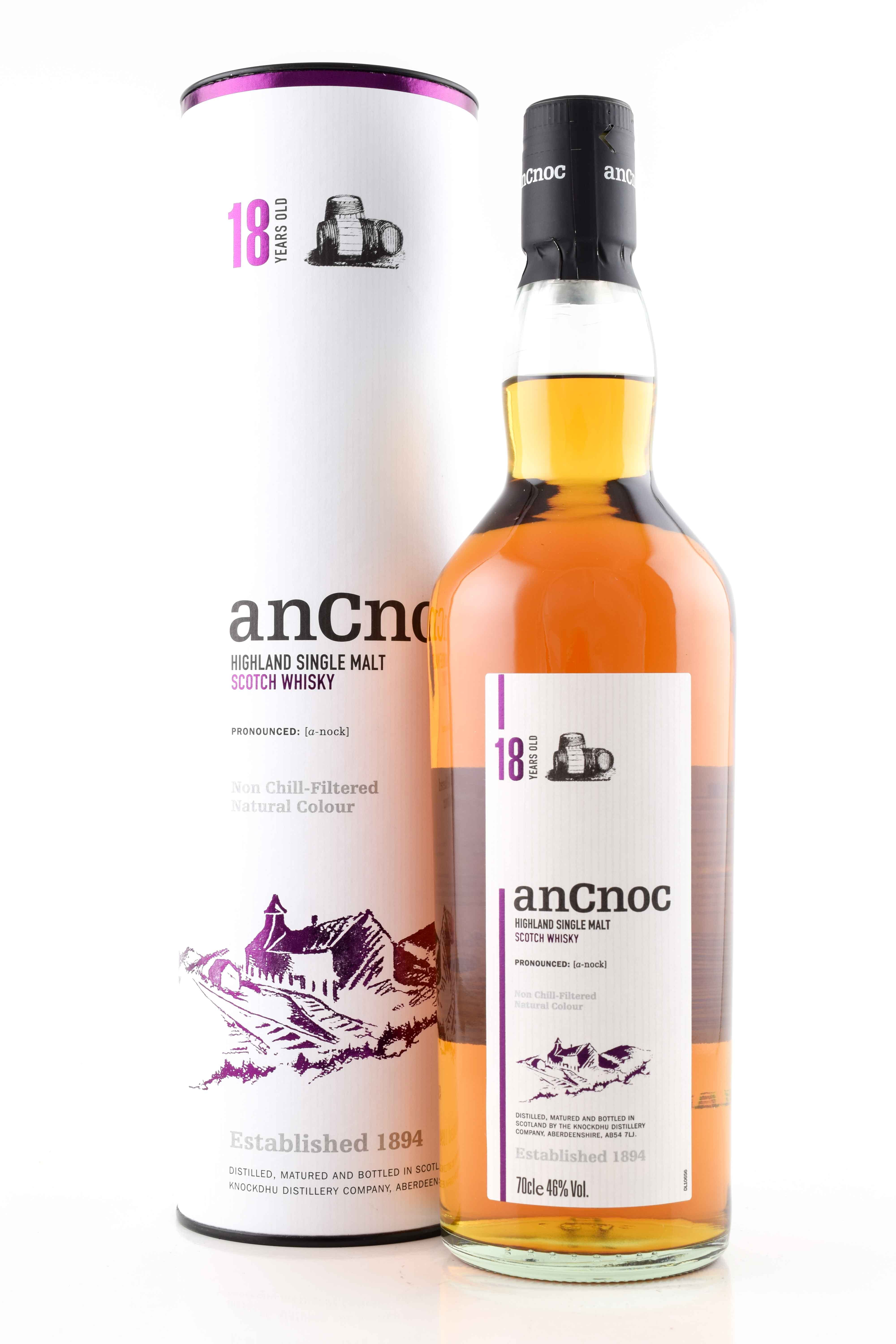 anCnoc 18 Year Old 46% vol. 0,7l anCnoc 18 Year Old 46% vol. 0,7l