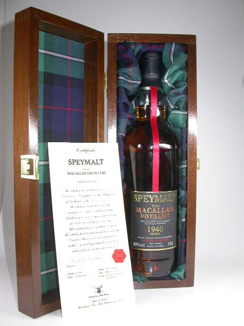 Macallan 1940 Vintage Gordon & MacPhail 40%vol. 0,7l