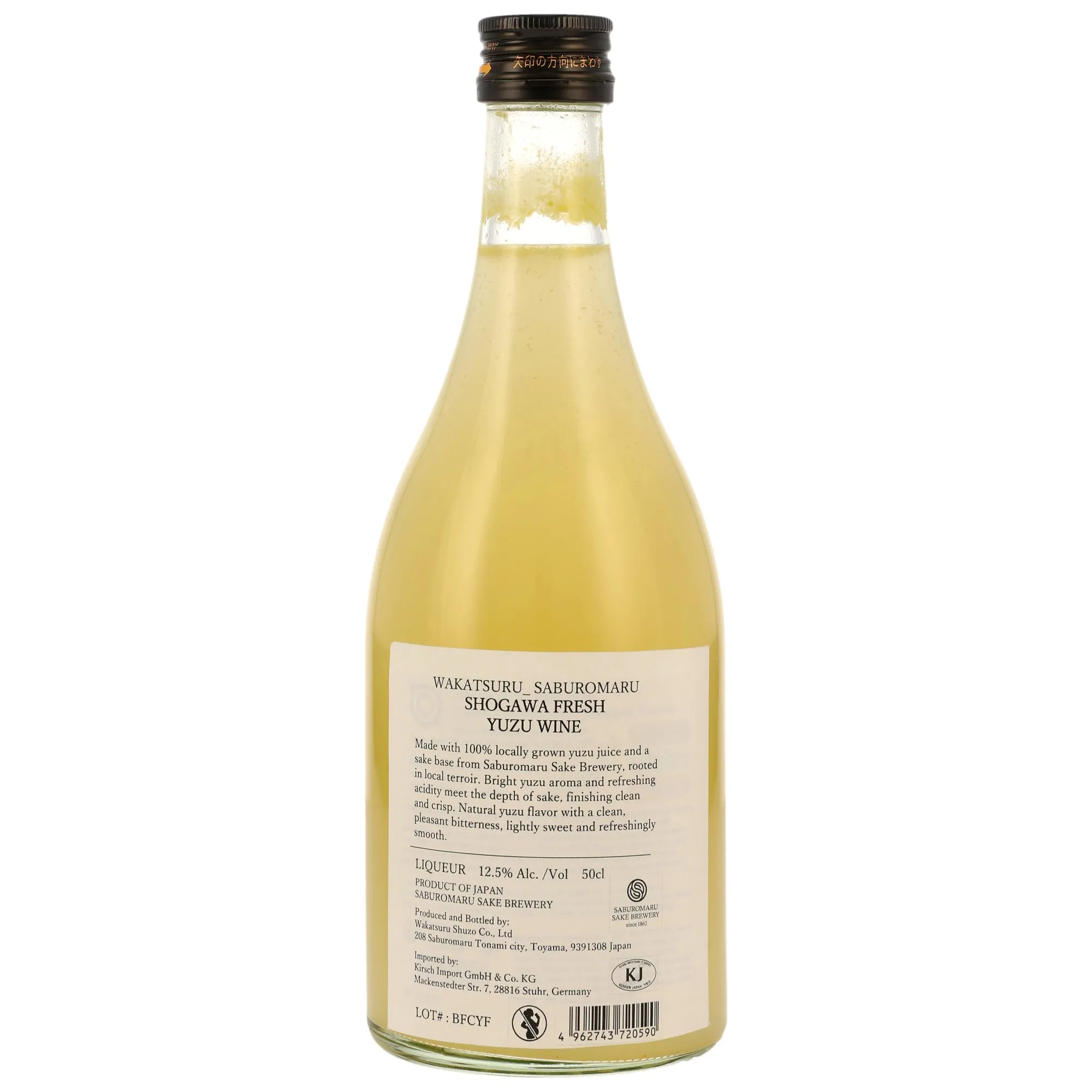 Saburomaru Shogawa Fresh Yuzu Wine Liqueur