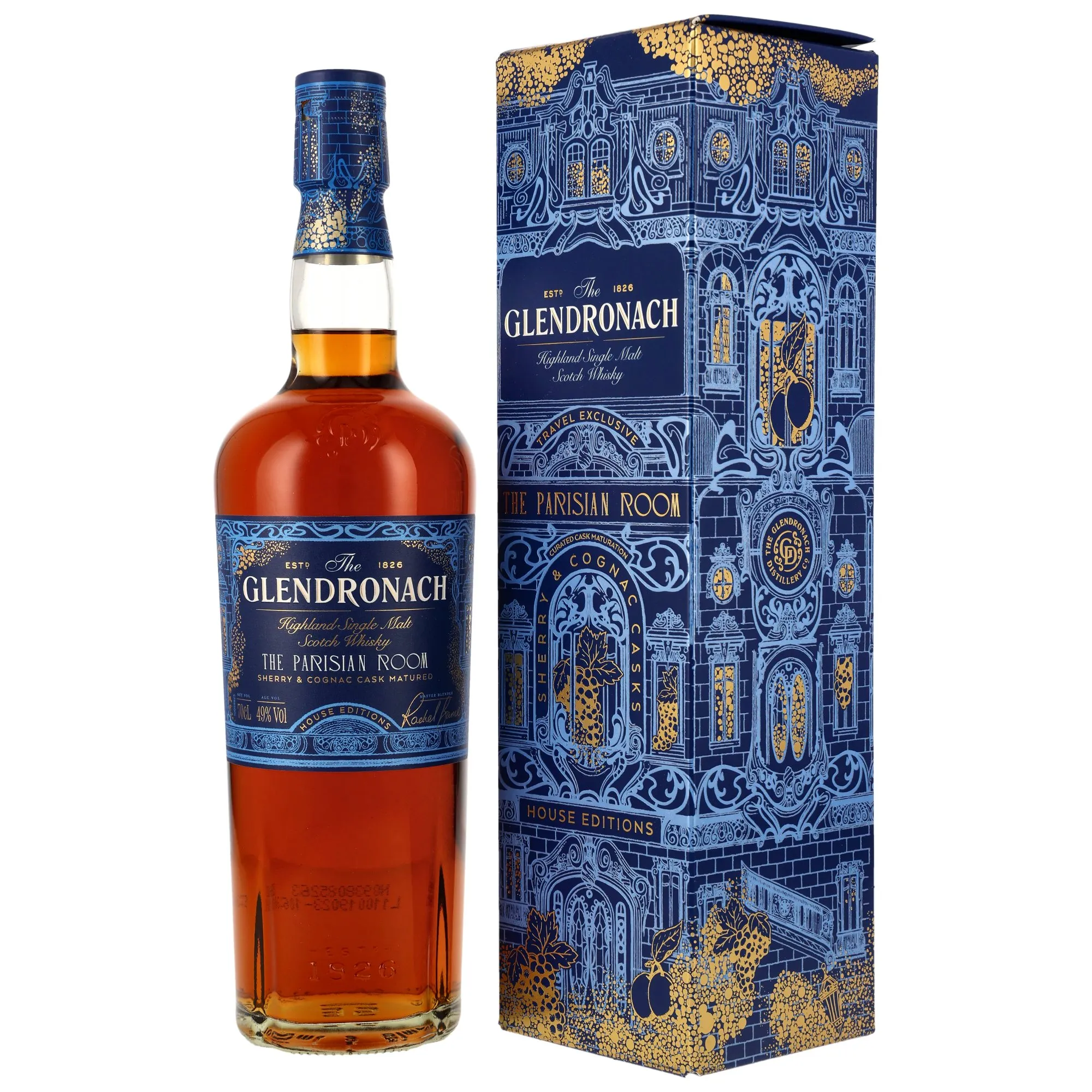 Glendronach House Editions The Parisian Room, Cognac & Sherry Cask, 2024, 49%
