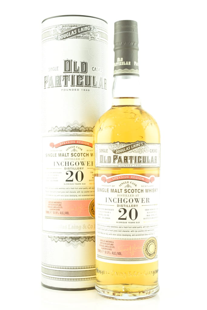 Inchgower 20 Jahre Refill Butt 1995/2015 Douglas Laing "Old Particular" 51,5%vol. 0,7l