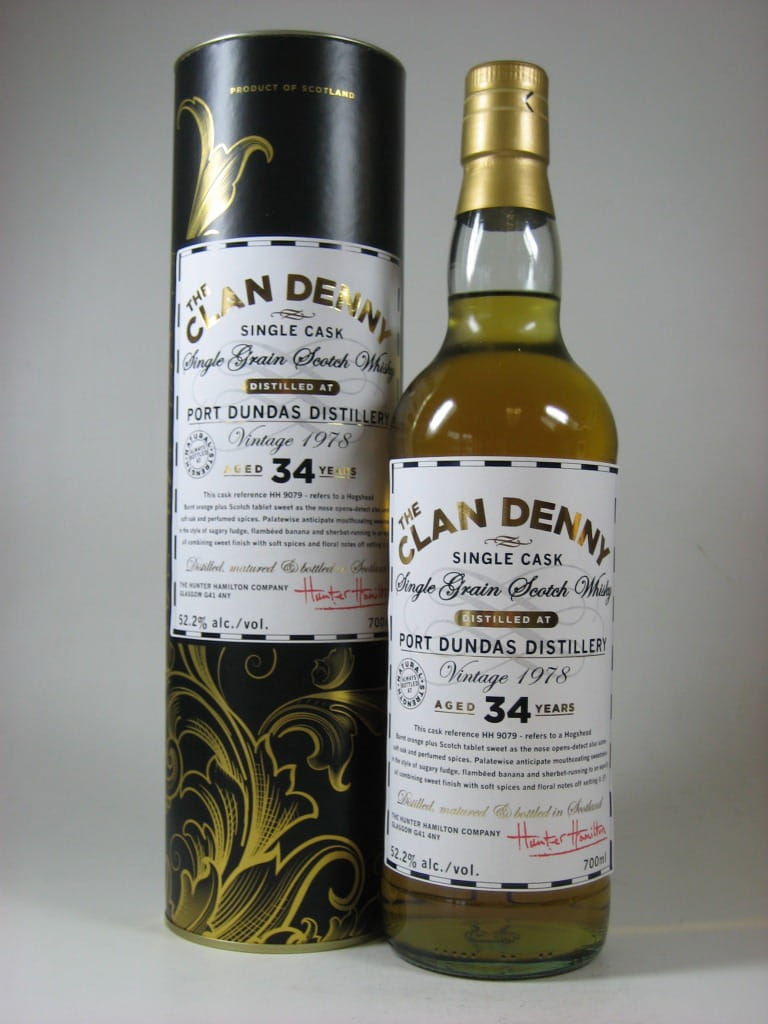 Port Dundas 34 Jahre 1978 Clan Denny 52,2%vol. 0,7l