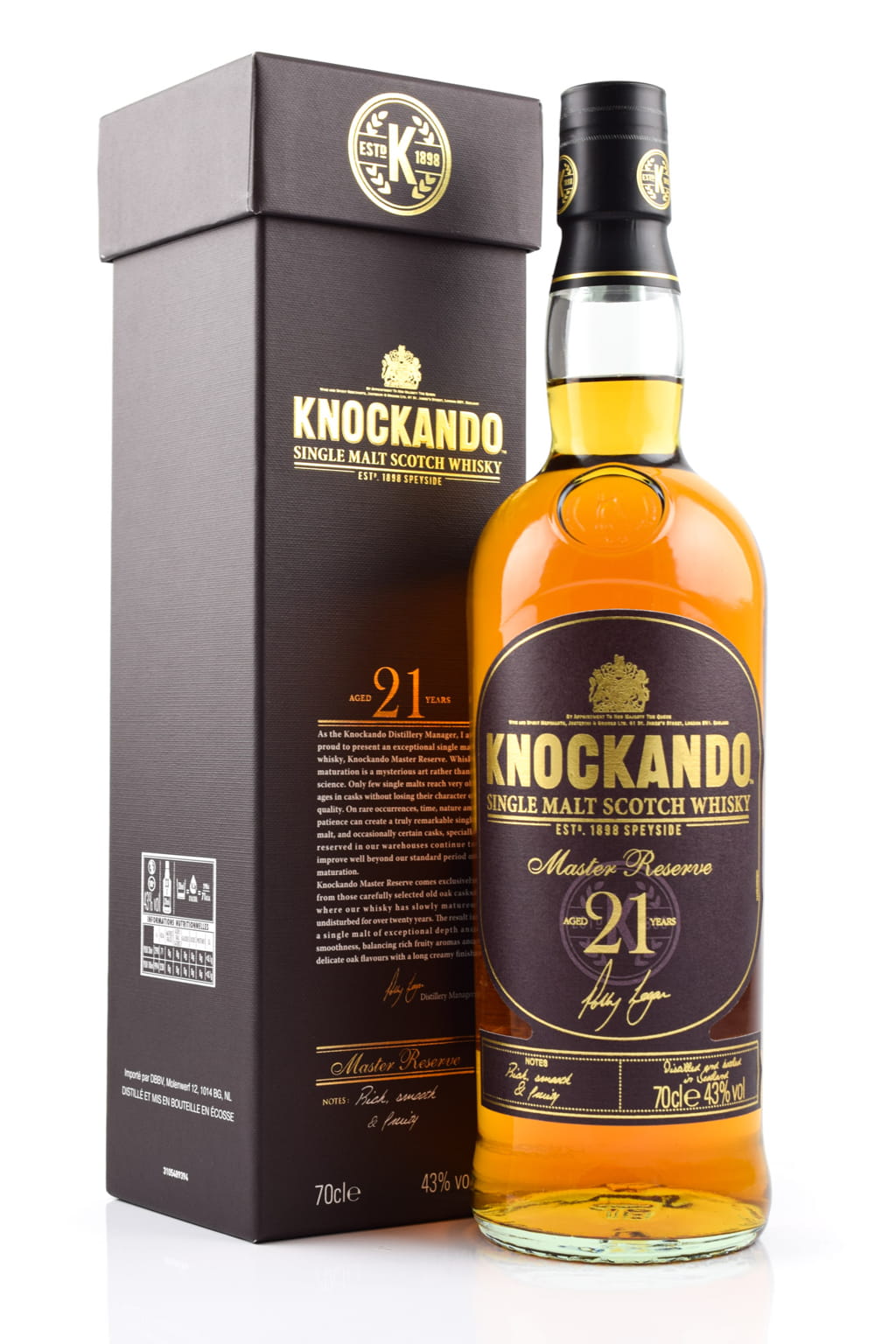 Knockando 21 year old 43%vol. 0,7l Knockando 21 year old 43%vol. 0,7l