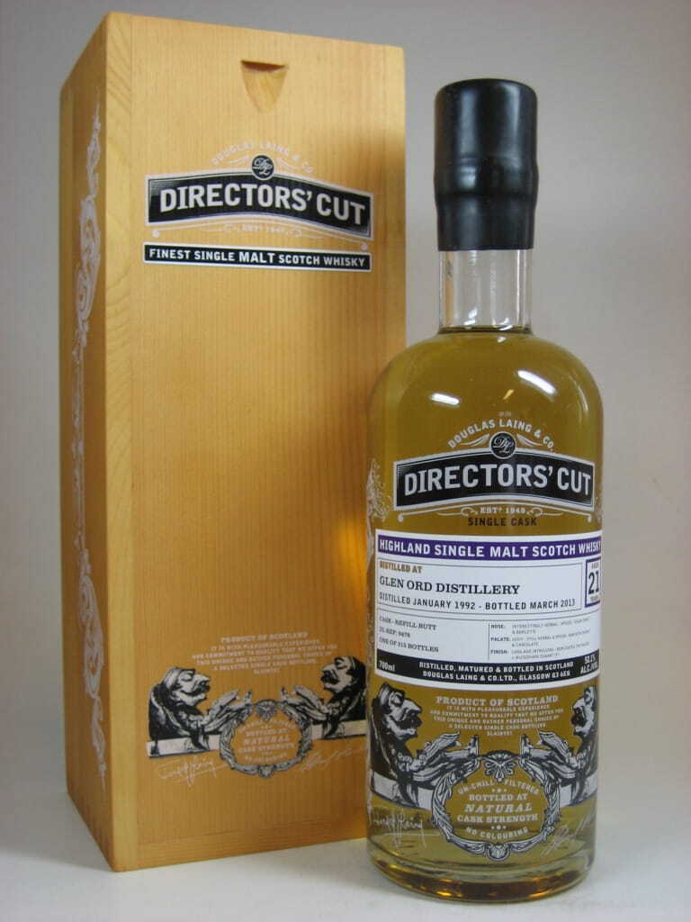 Glen Ord 21 Jahre 1992/2013 Refill Butt Douglas Laing Director's Cut 52,1%vol. 0,7l