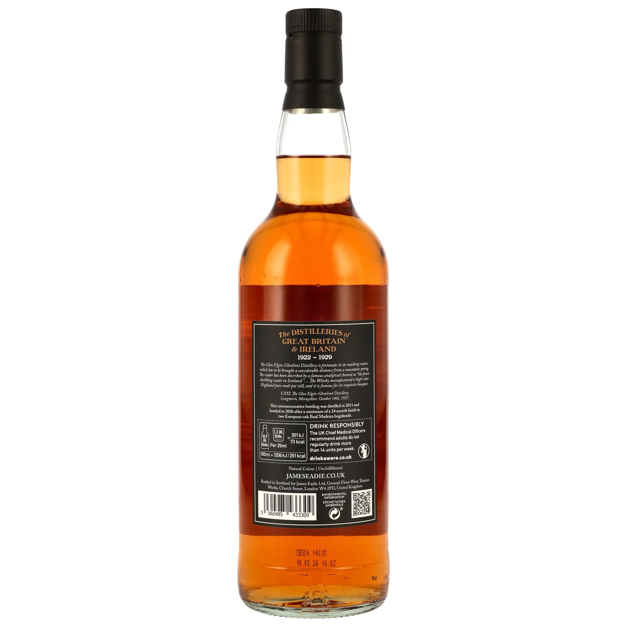 Glen Elgin 2011/2026 - 14 Jahre - Madeira Hogsheads Finish - James Eadie