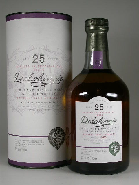 Dalwhinnie 25 Jahre 1987/2012 Cask strength 52,1%vol. 0,7l