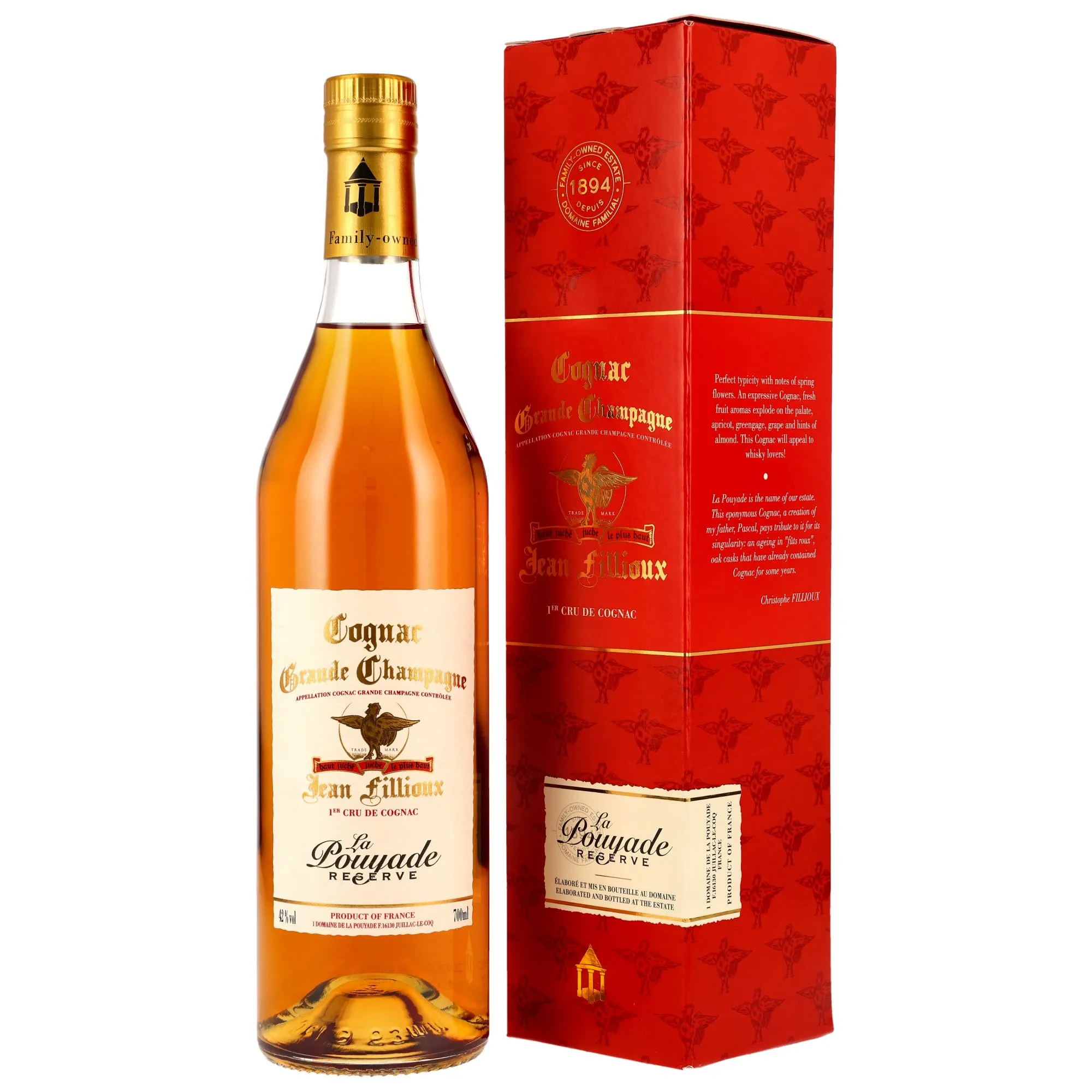 Jean Fillioux La Pouyade Reserve Cognac