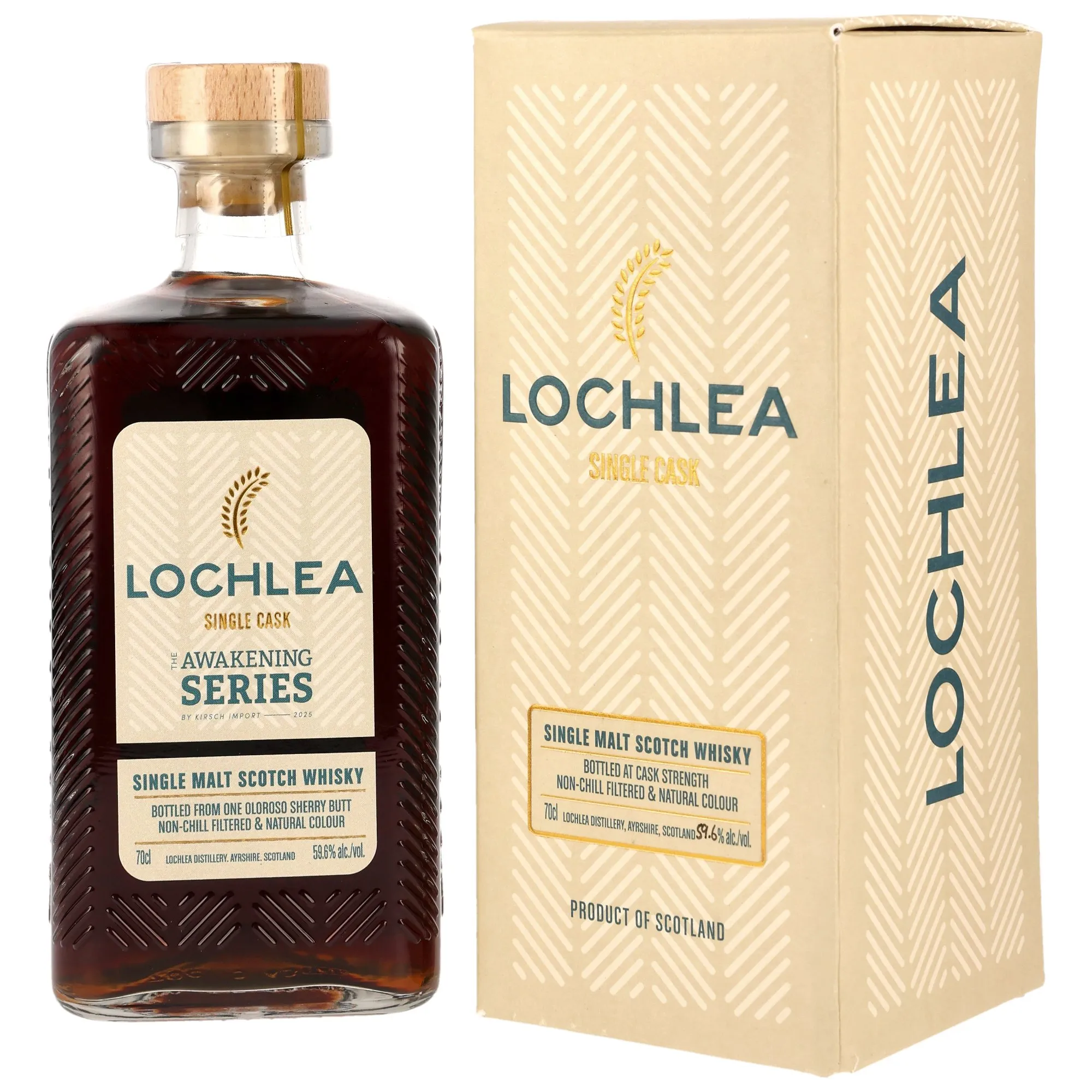 Lochlea Distillery 2020/2025 - 5 Year Old - Single Oloroso Sherry Cask #244 - The Awakening Series