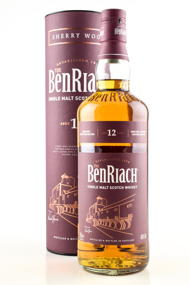 BenRiach 12 year old Sherry Wood 46%vol. 0,7l BenRiach 12 year old Sherry Wood 46%vol. 0,7l