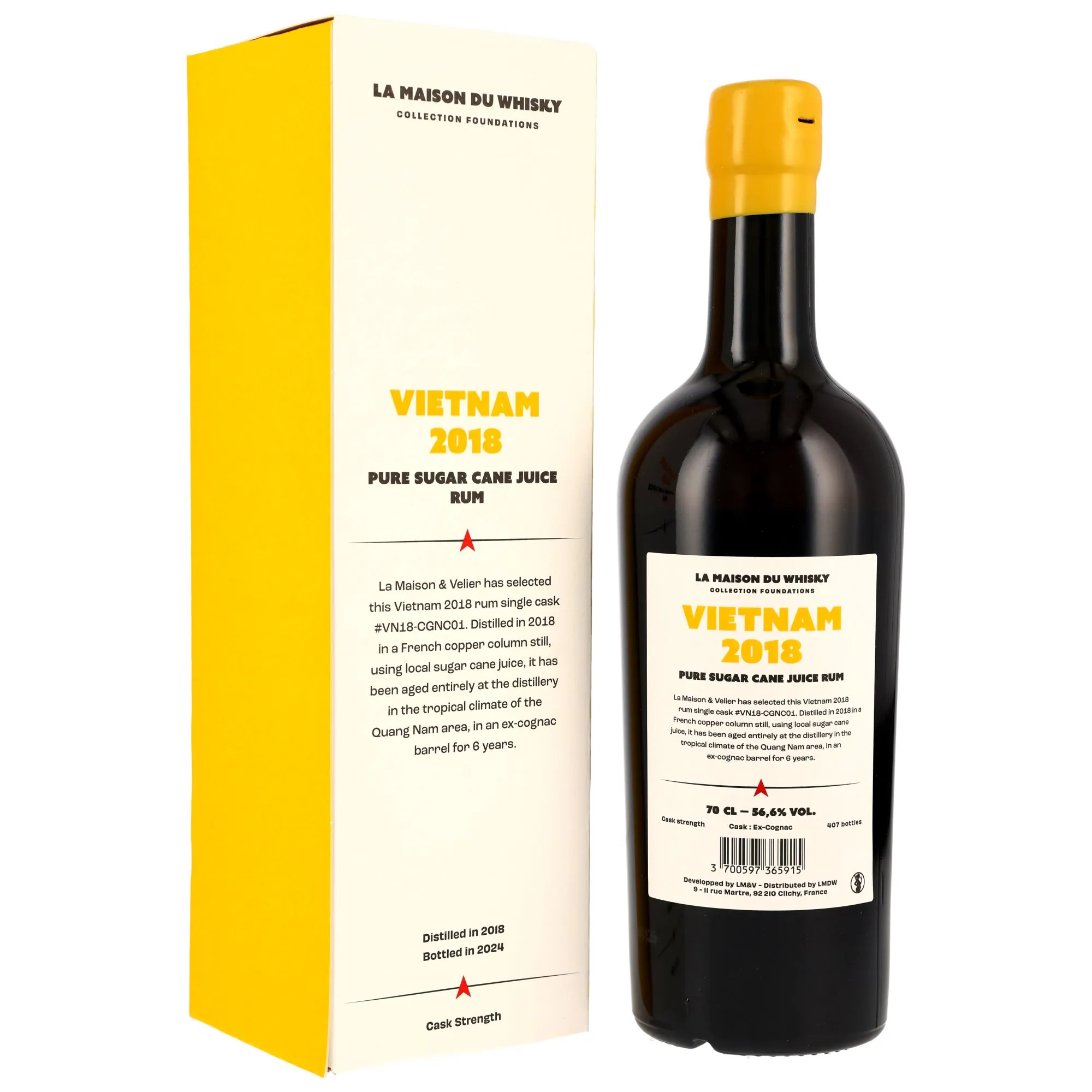 Vietnam Rum 2018/2024 - 6 Jahre - Flag Series