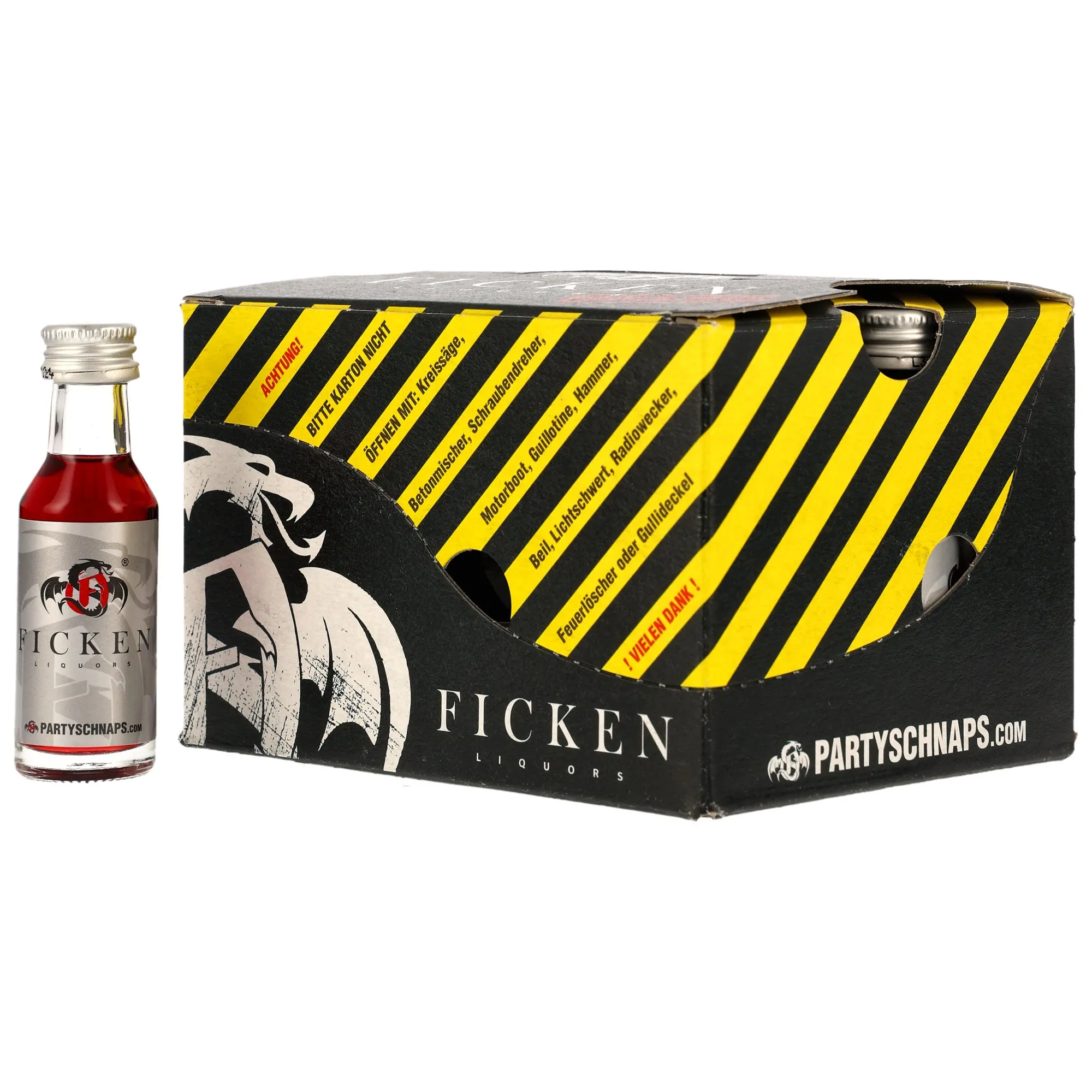 FICKEN Likör (Jostabeeren) 20x0,02l Minis - Abgabe nur als VE