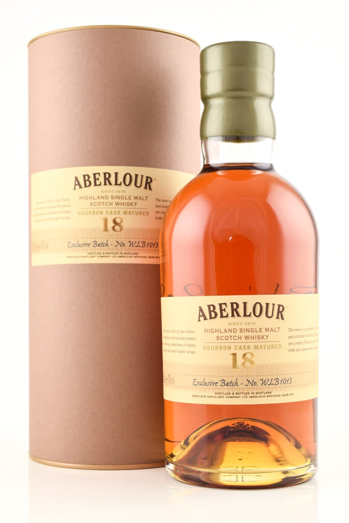 *Aberlour 18 Jahre Bourbon Cask 43%vol. 0,7l - ohne Geschenkpackung