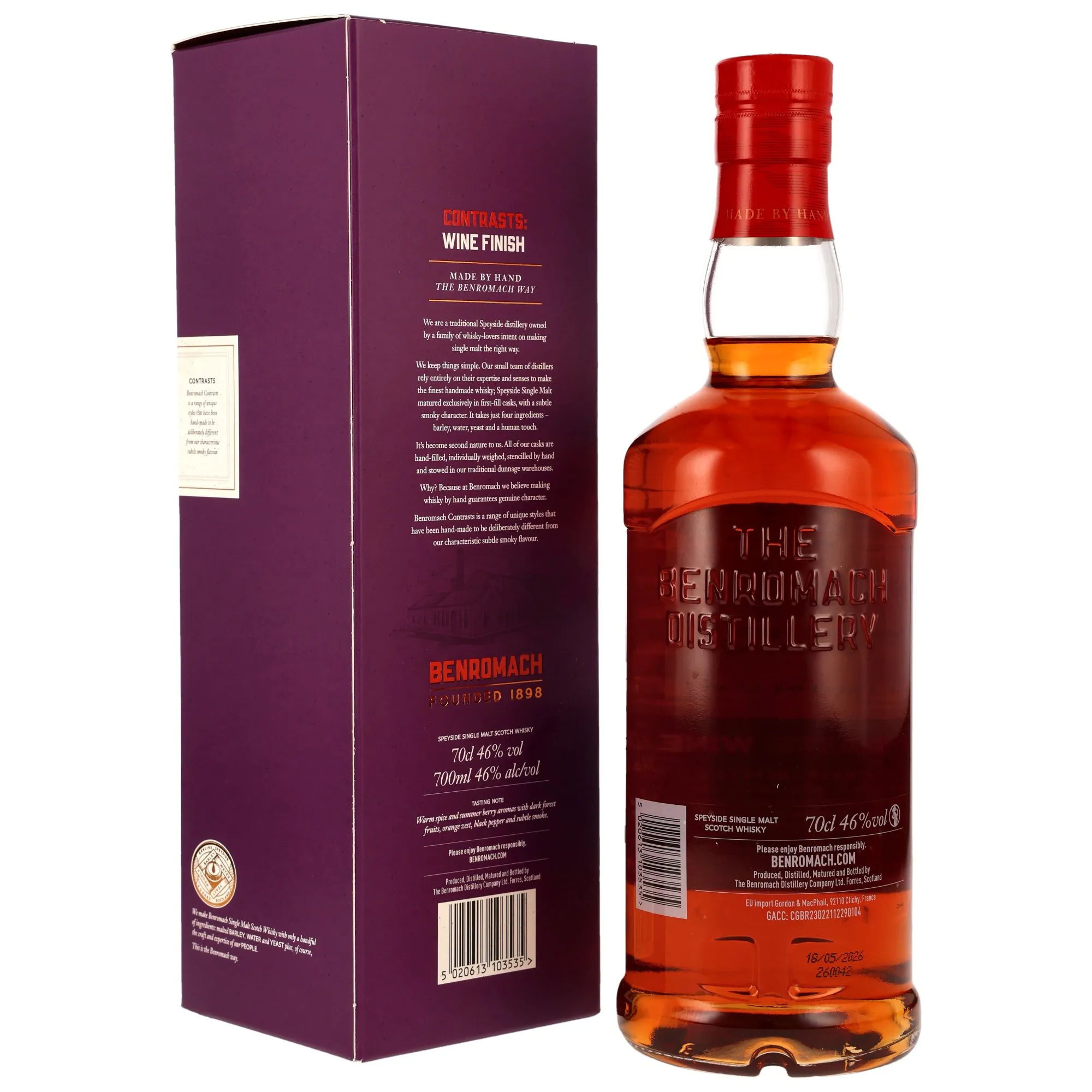 Benromach Contrasts: Cote-Rotie Wine Cask Finish - 2014/2026 - 12 Jahre