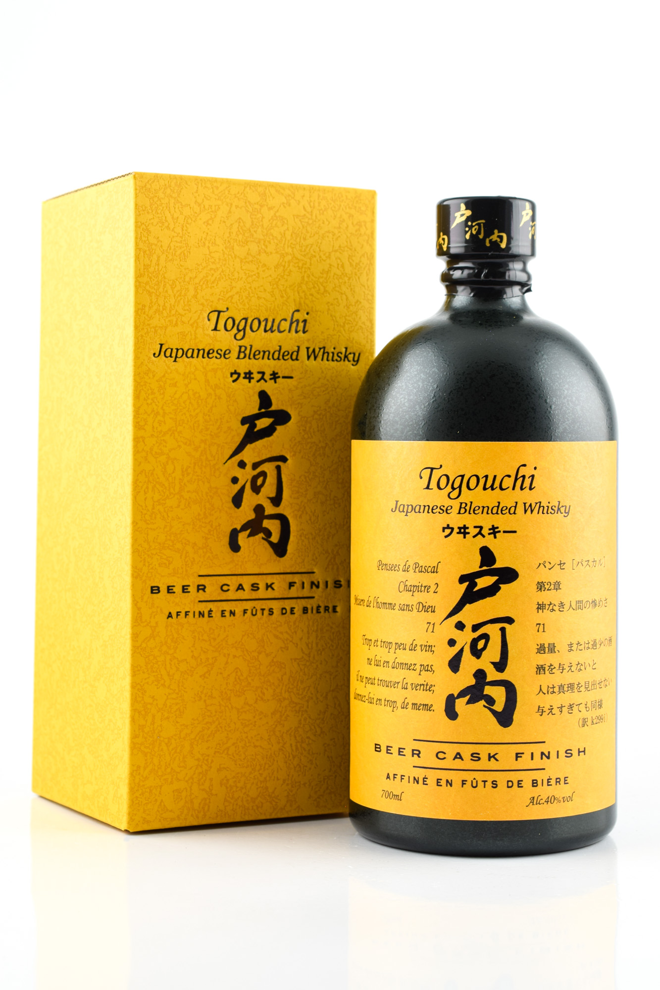 Togouchi Beer Cask Finish, Bourbon & Rum & IPA Beer Cask, 40%