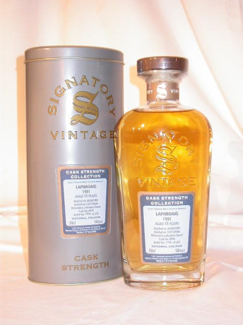 Laphroaig 91/06 Signatory Cask strength Coll. 56%vol. 0,7l