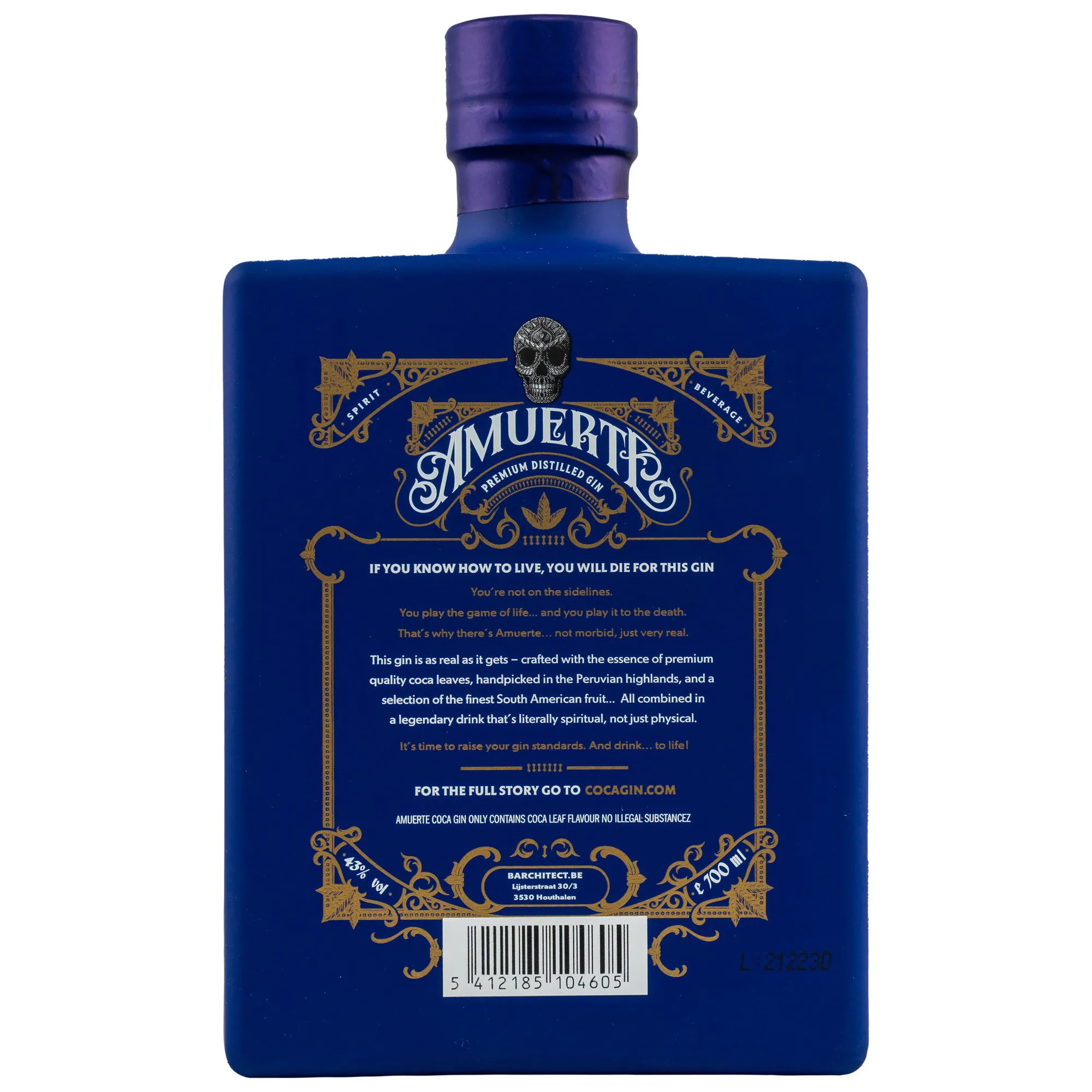 Amuerte Coca Leaf Gin Blue Edition