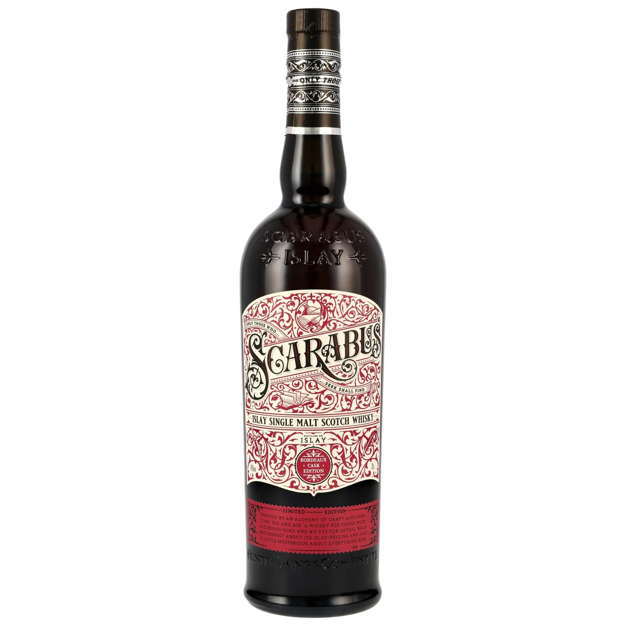 Scarabus Islay Single Malt Bordeaux Cask, Bordeaux Cask, Hunter Laing, 46%