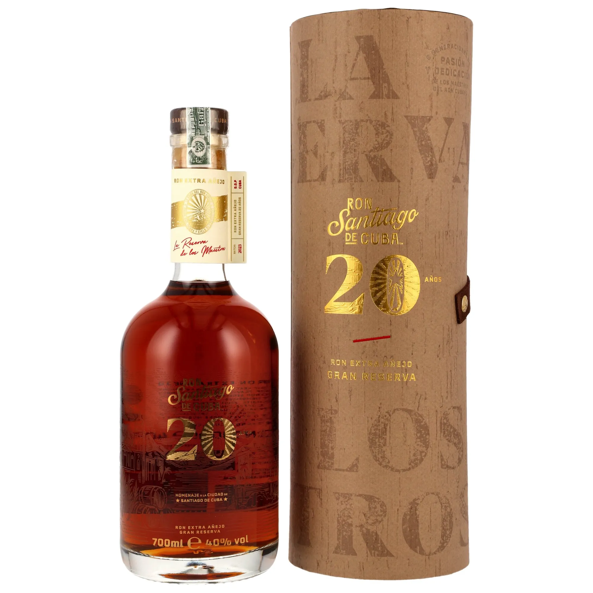 Santiago de Cuba 20 Year Old Rum - Extra Anejo Gran Reserva