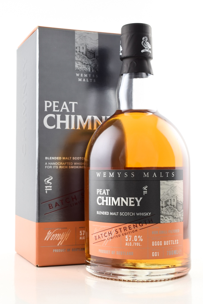 *Peat Chimney Batch Strength Wemyss Malts 57%vol. 0,7l - ohne Geschenkpackung