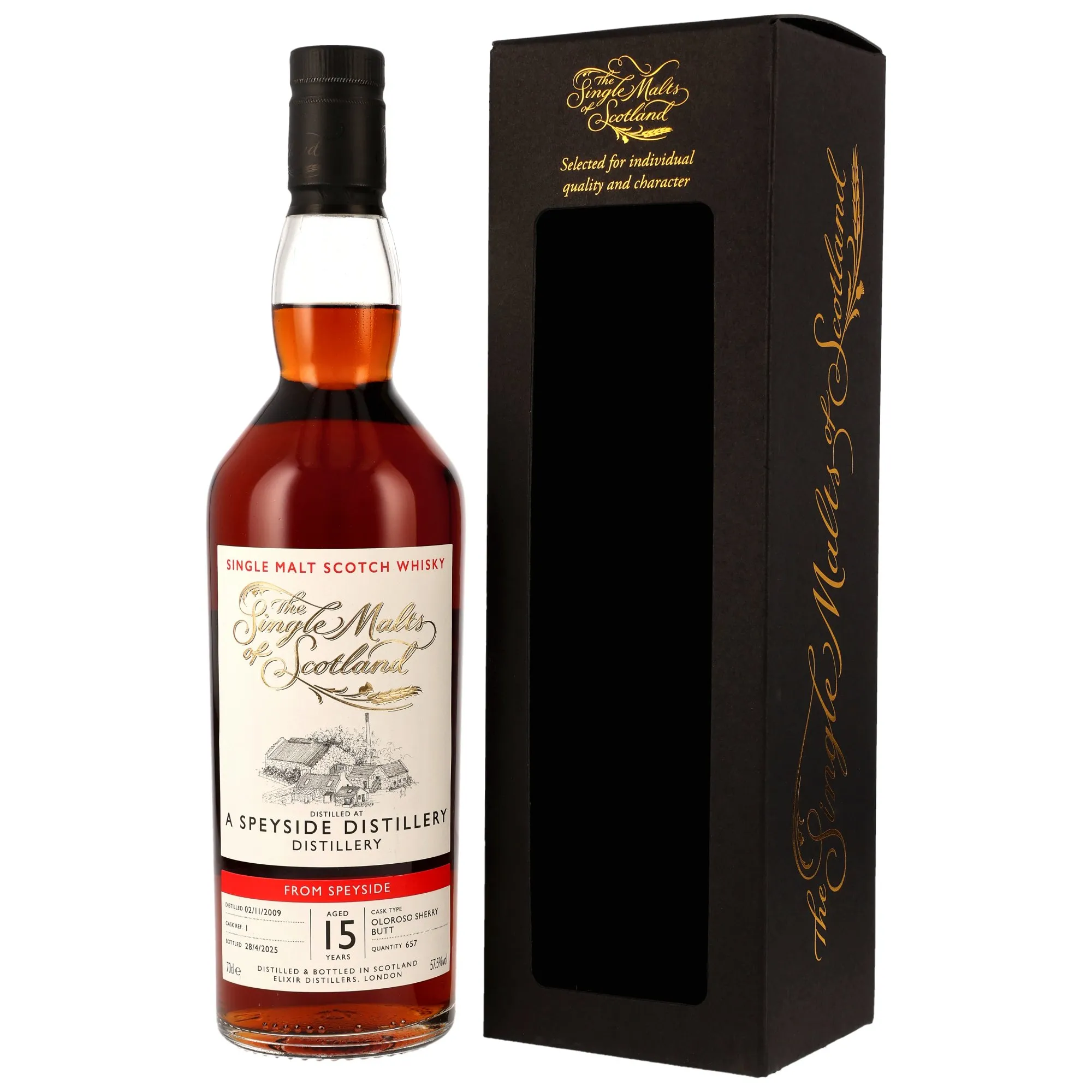 Speyside Malt 2009/2025 - 15 Jahre - Oloroso Sherry Butt #1 (SMoS)