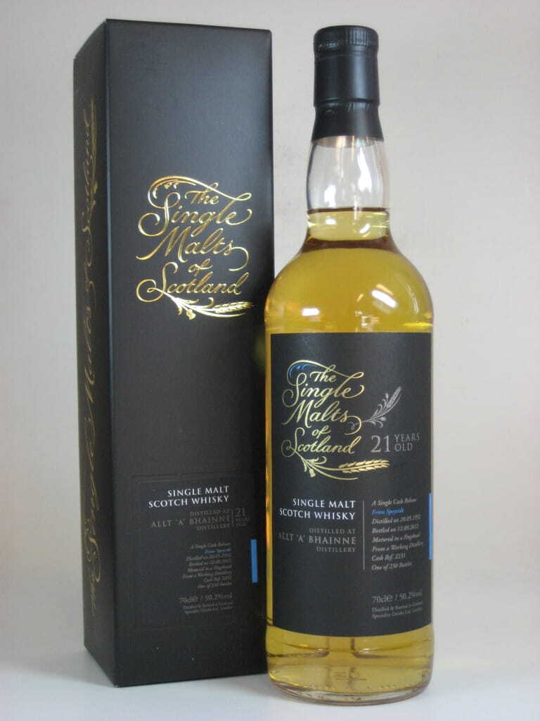 Allt-a-bhainne 21 Jahre 1992/2013 "The Single Malts of Scotland" 50,2%vol. 0,7l