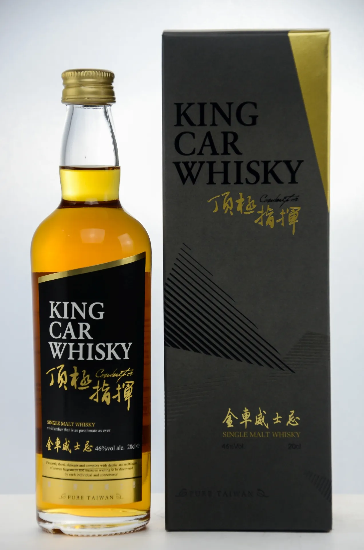 Kavalan King Car Conductor, Ex-Bourbon & Ex-Sherry & Wine Cask, 46%