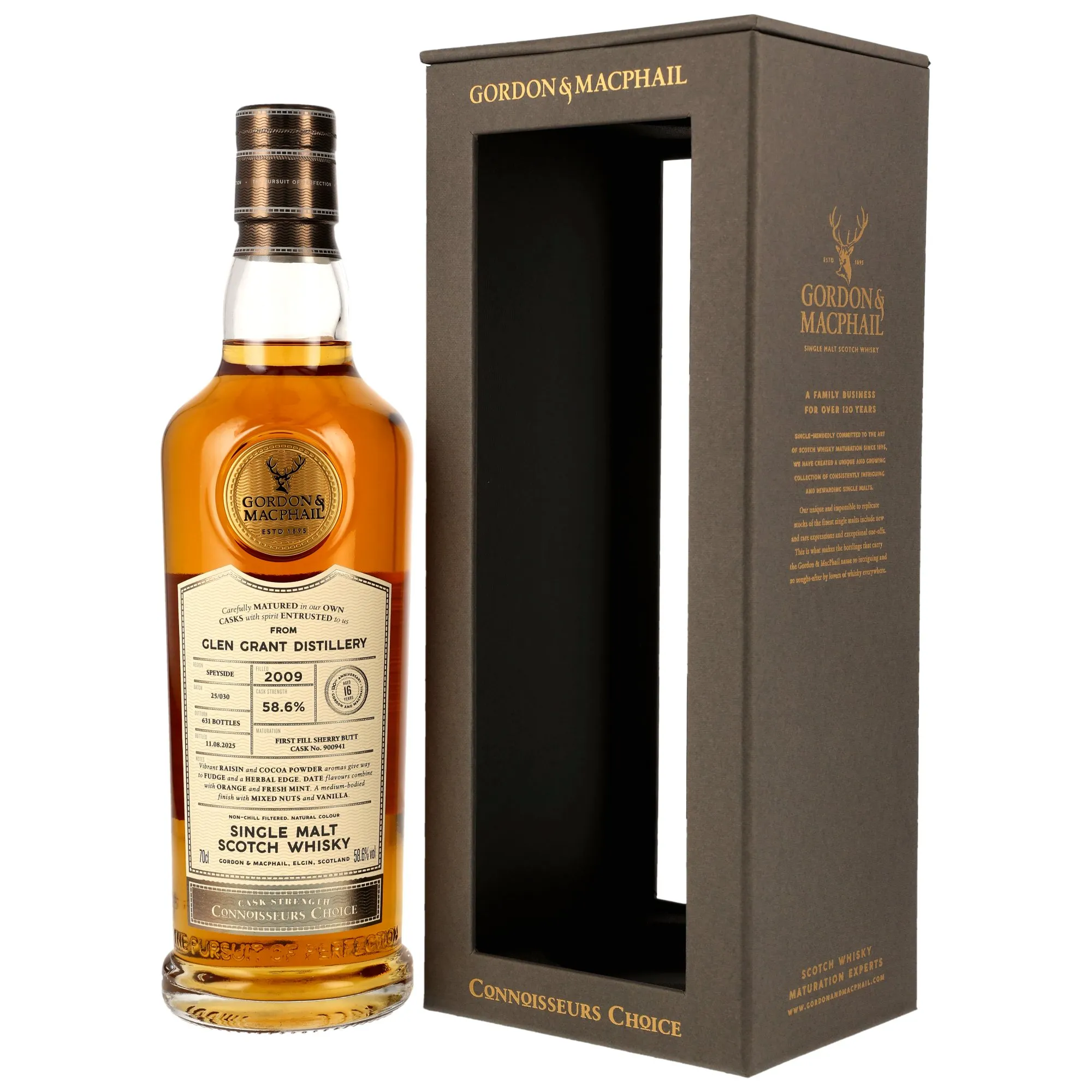 Glen Grant 2009/2025 - 16 Year Old - 1st Fill Sherry Butt #900941 - G&M CC CS