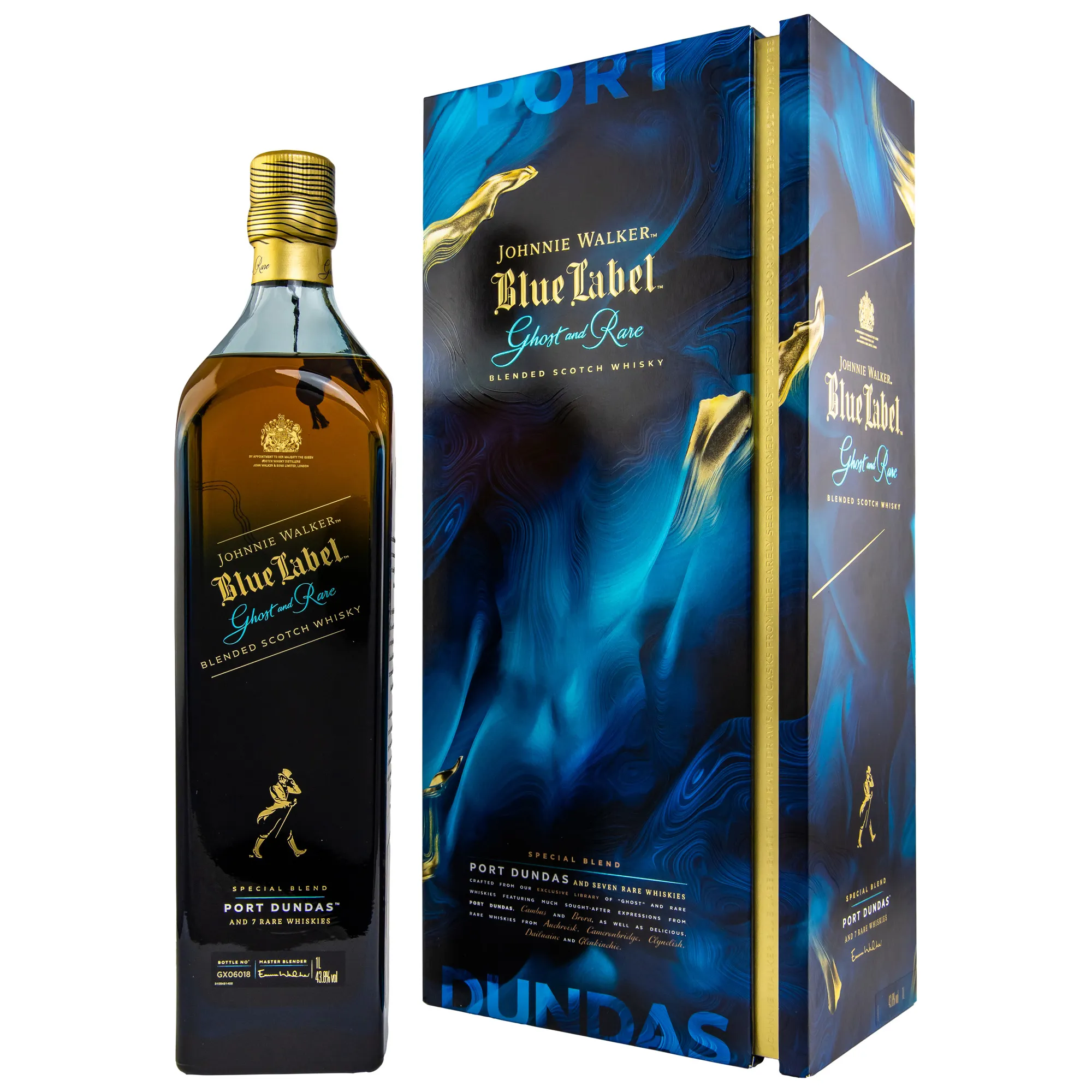 Johnnie Walker Blue Label Ghost & Rare Port Dundas, American Oak Cask, 2022, 43.8%