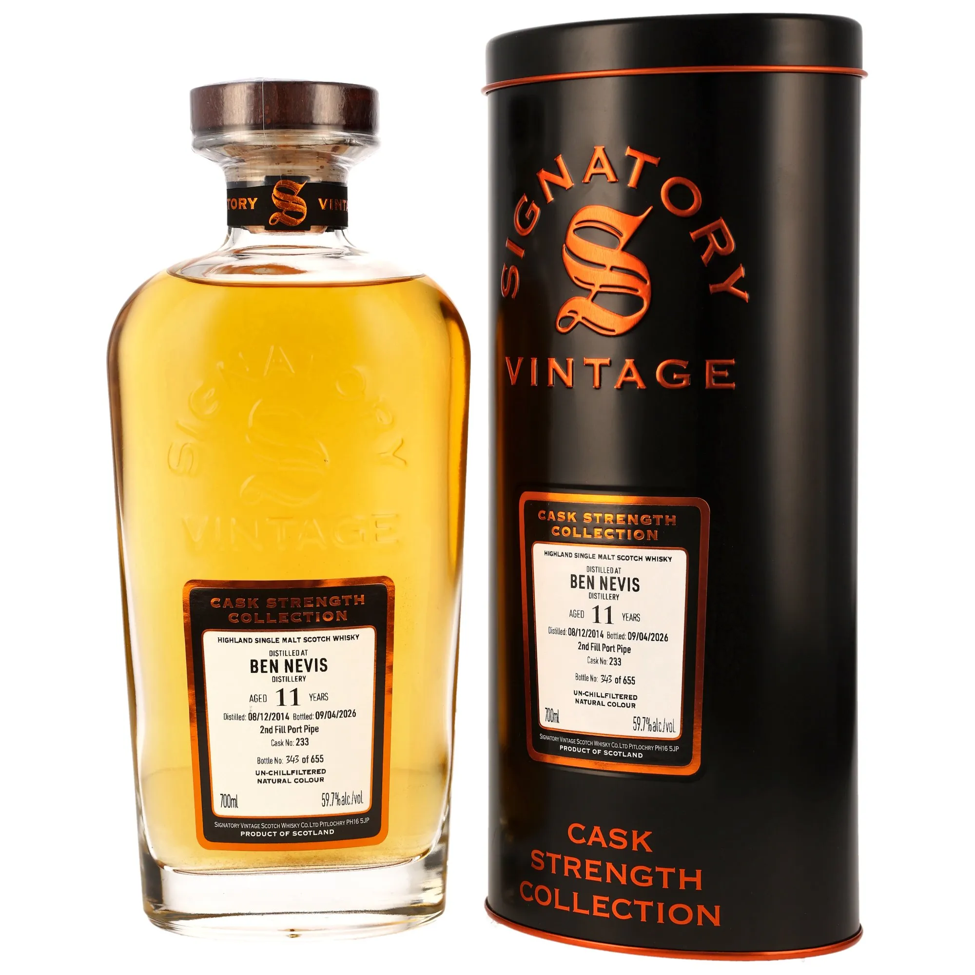 Ben Nevis 2014/2026 - 11 Year Old - 2nd Fill Port Pipe #233 - Sig CS