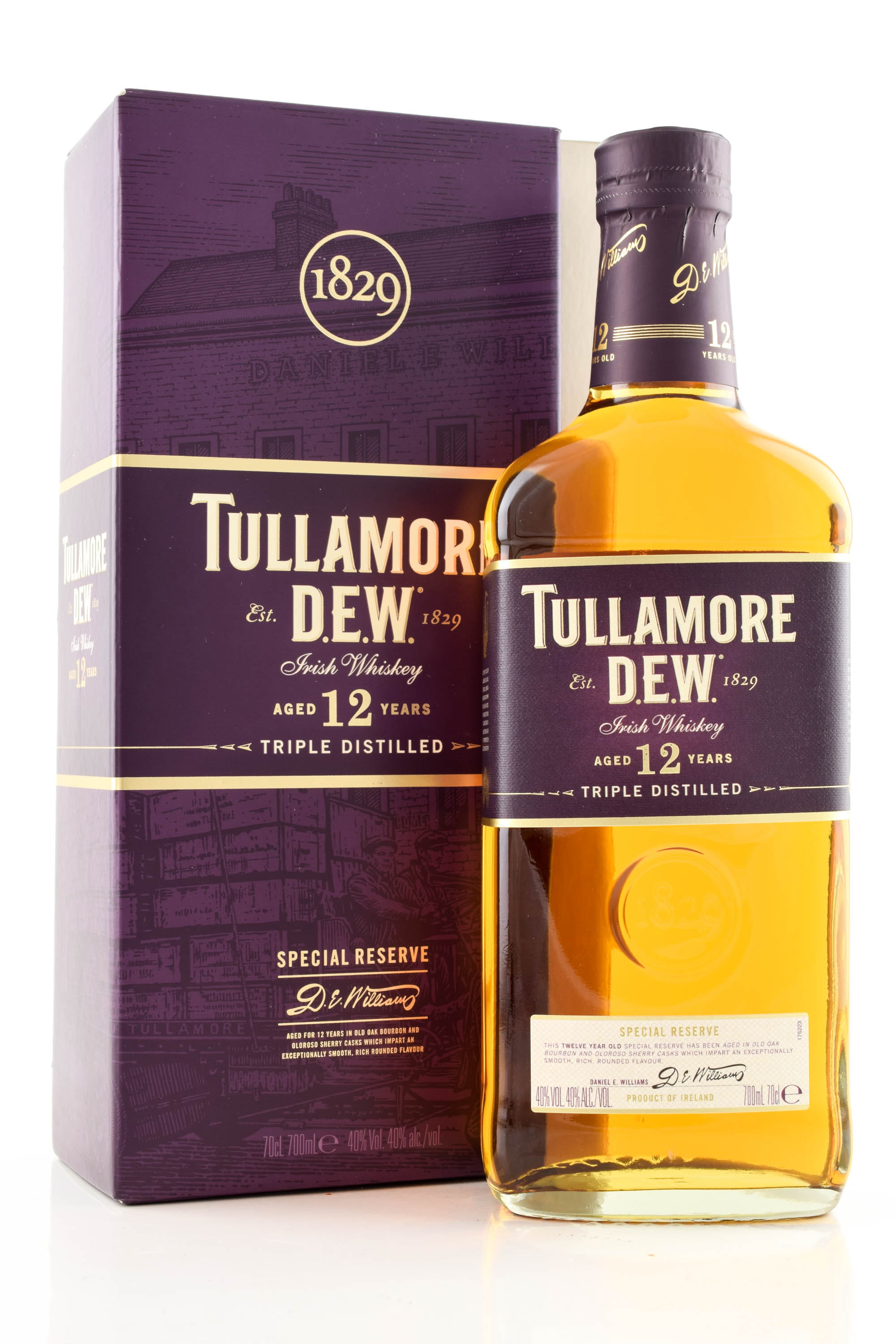 Tullamore D.E.W. Special Reserve 12 Year Old, Bourbon & Oloroso Sherry Cask, 40%