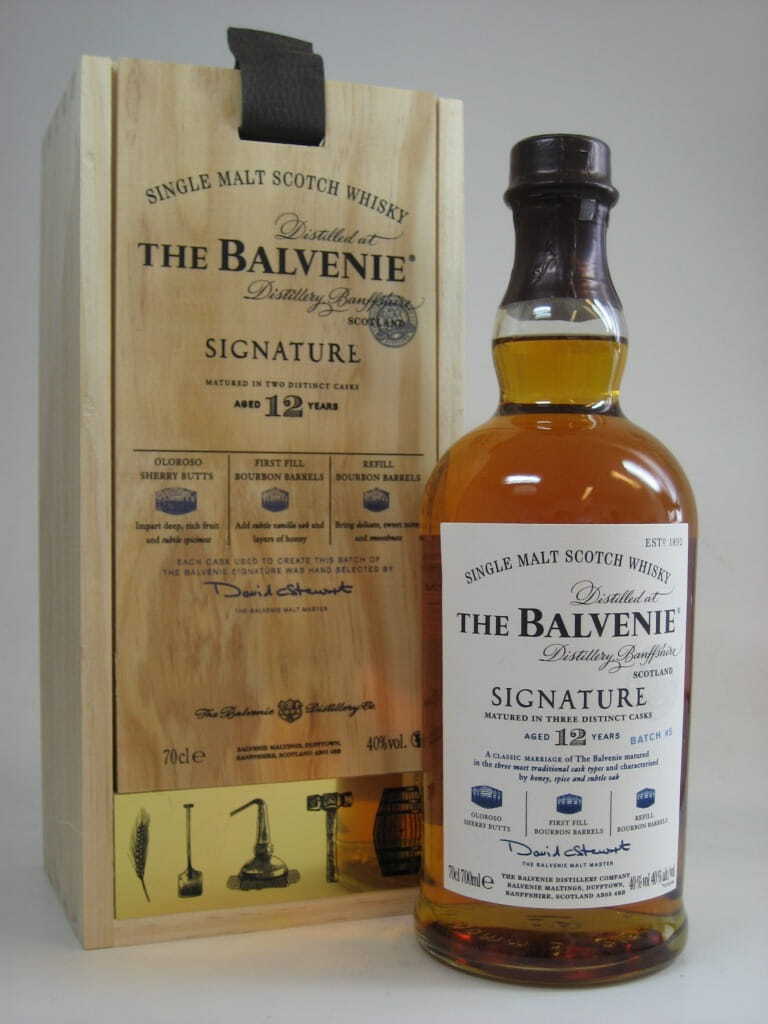 Balvenie 12 Jahre Signature Batch #5 40%vol. 0,7l - Holzkiste