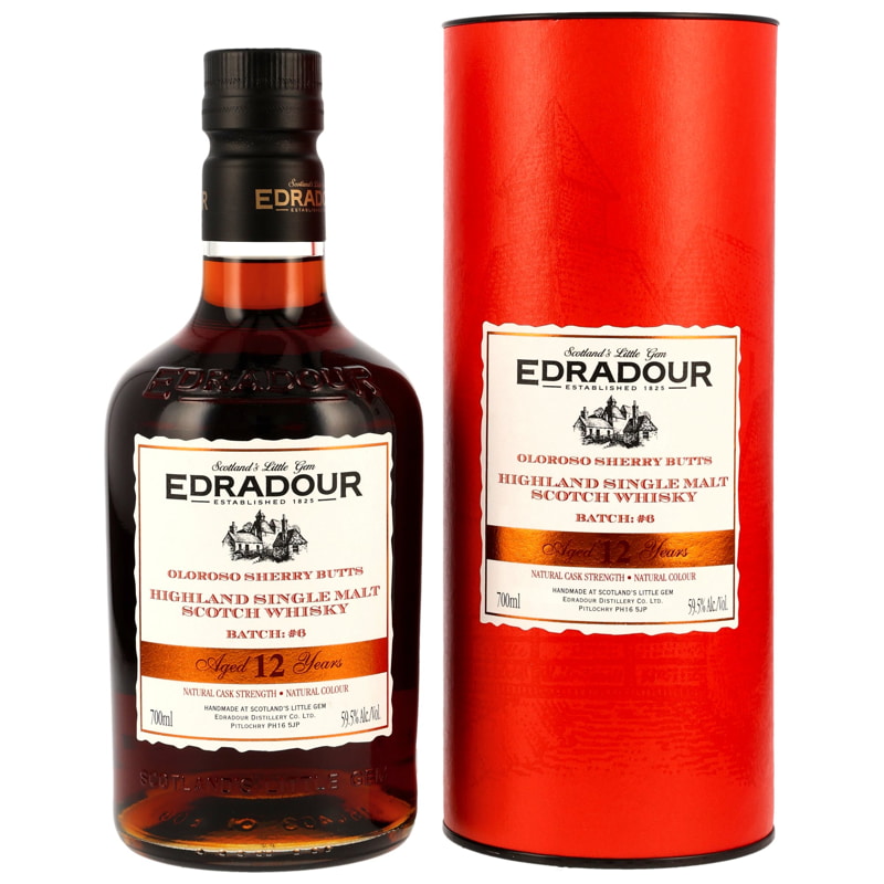 Edradour 12 Jahre Oloroso Sherry Butts Batch #6