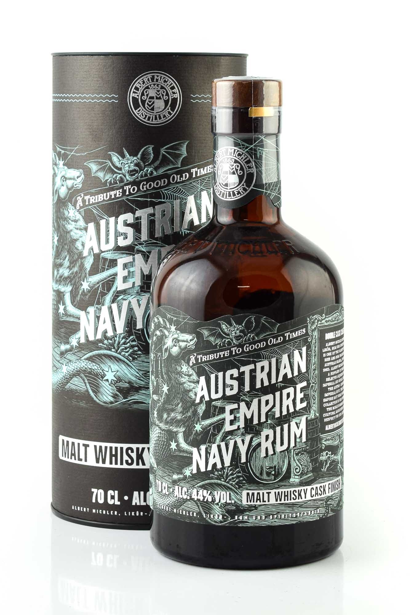 Austrian Empire Navy Rum Malt Whisky Cask Finish