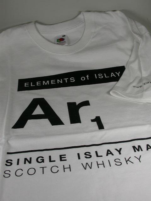 Elements of Islay Ar1 - T-Shirt Gr. L - weiß 100% Baumwolle
