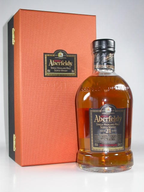 Aberfeldy 21 Jahre - Limited Bottling 40%vol. 0,7l - alte Ausstattung