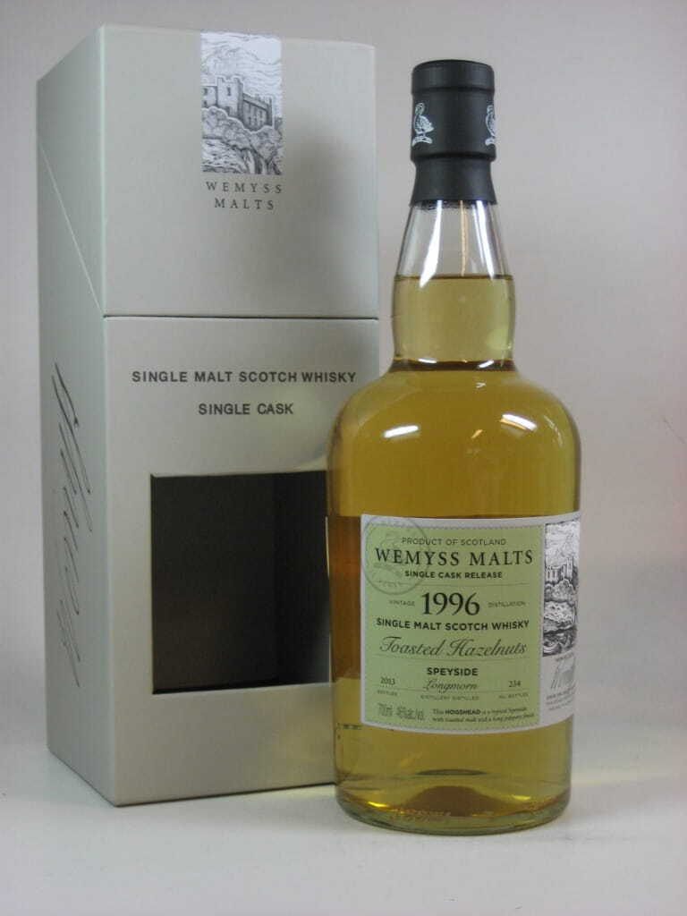 "Toasted Hazelnuts" 1996/2013 Single Cask Longmorn Wemyss Malts 46%vol. 0,7l
