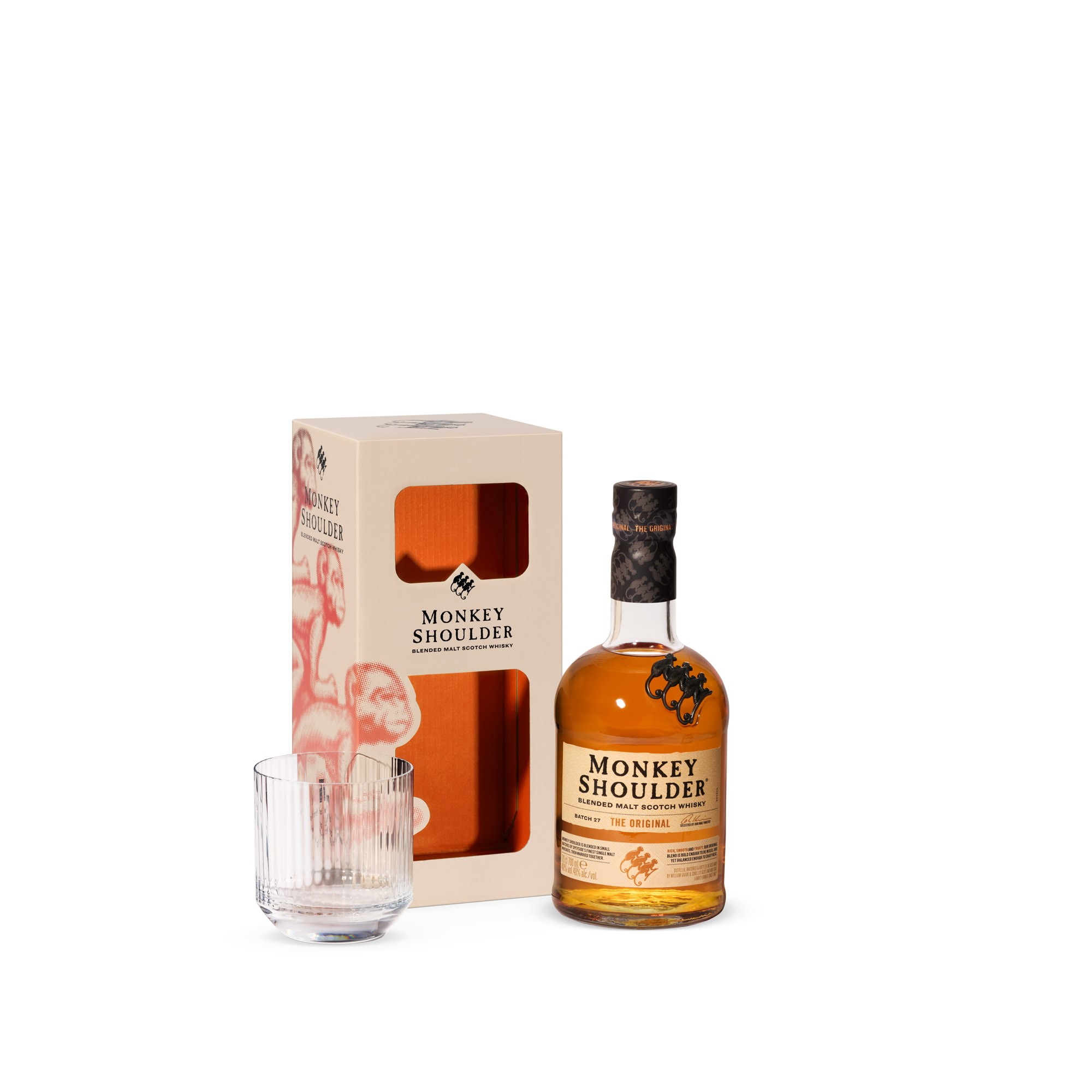 Monkey Shoulder mit Tumbler