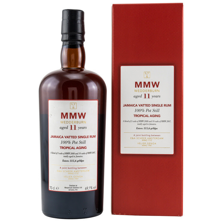 MMW Wedderburn 11 year old Tropical Aging Scheer Velier 69,1%vol. 0,7l MMW Wedderburn 11 year old Tropical Aging Scheer Velier 69,1%vol. 0,7l