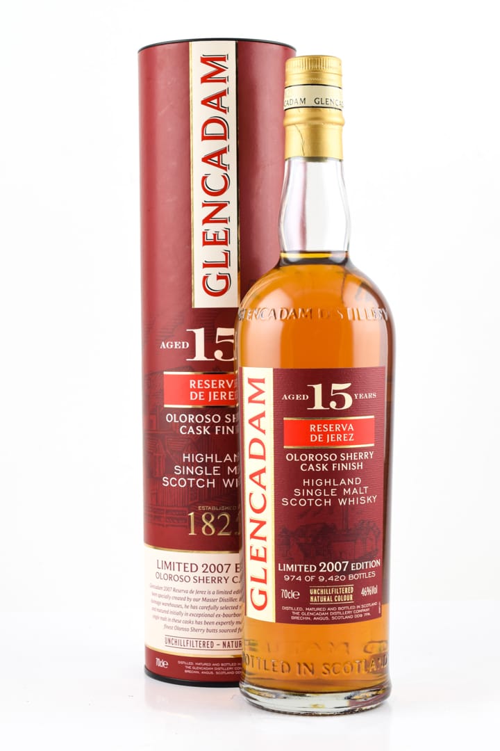 Glencadam 15 year old Limited Edition 2007 - Reserva de Jerez Glencadam 15 year old Limited Edition 2007 - Reserva de Jerez