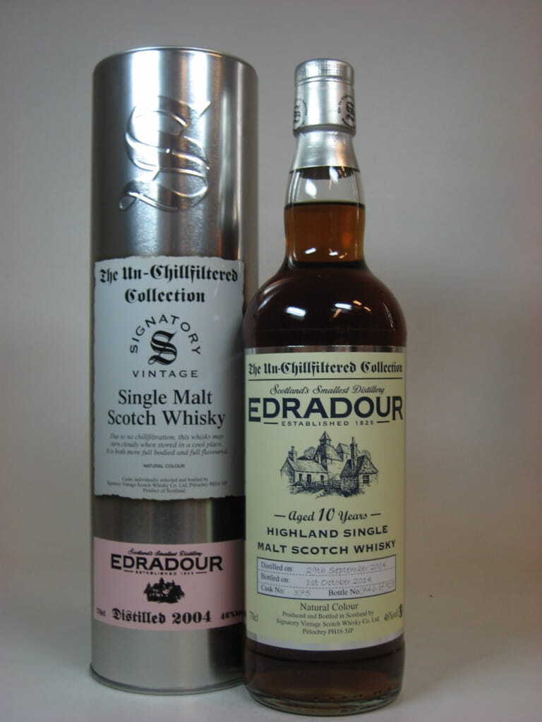 Edradour 10 Jahre 2004/2014 Dark Sherry Single Cask #375 Signatory 46%vol. 0,7l