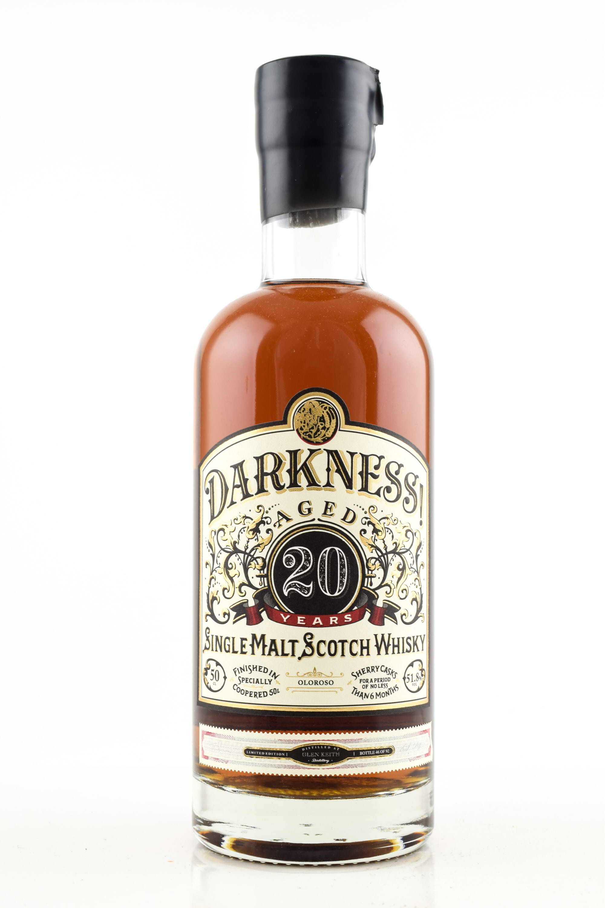 Darkness! Glen Keith 20 Year Old Oloroso Cask Finish 51.8% vol. 0.5l