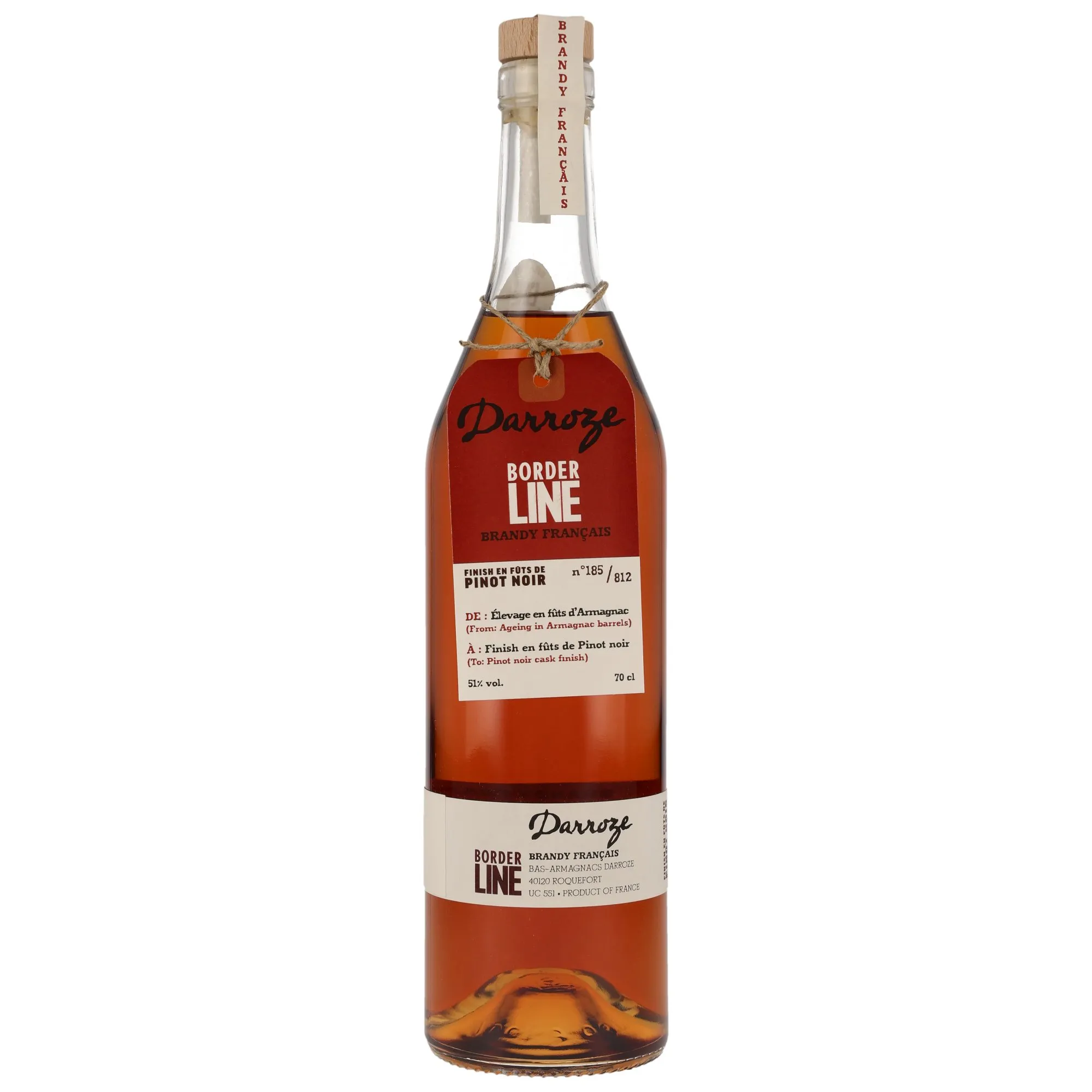 Borderline Brandy Français Pinot Noir Finish - Armagnac Darroze