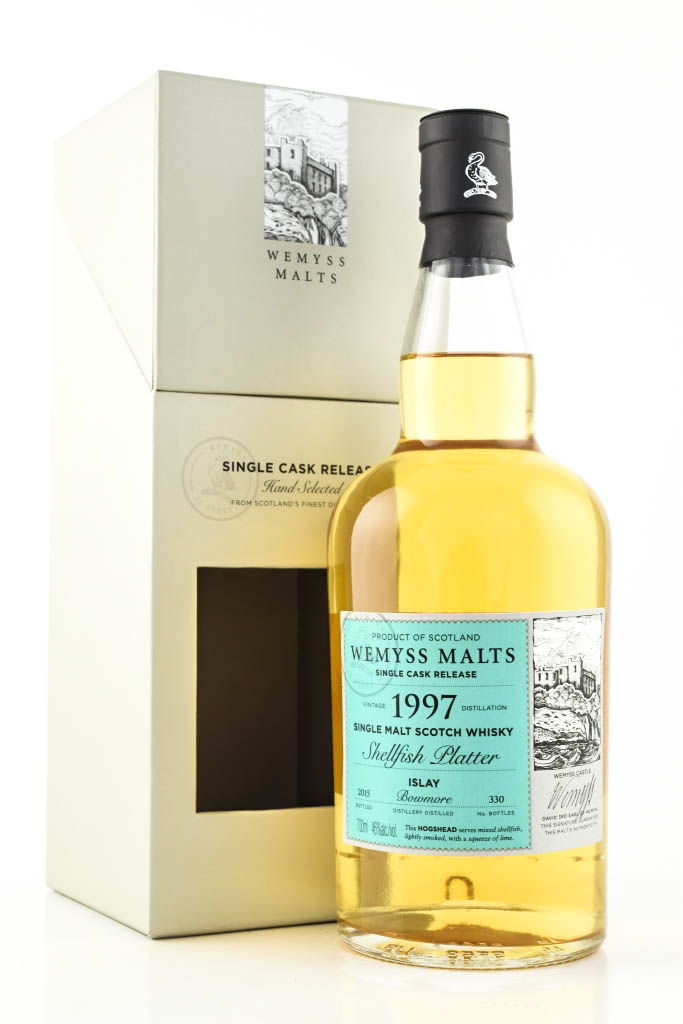 "Shellfish Platter" 1997/2015 Single Hogshead Bowmore Wemyss Malts 46%vol. 0,7l