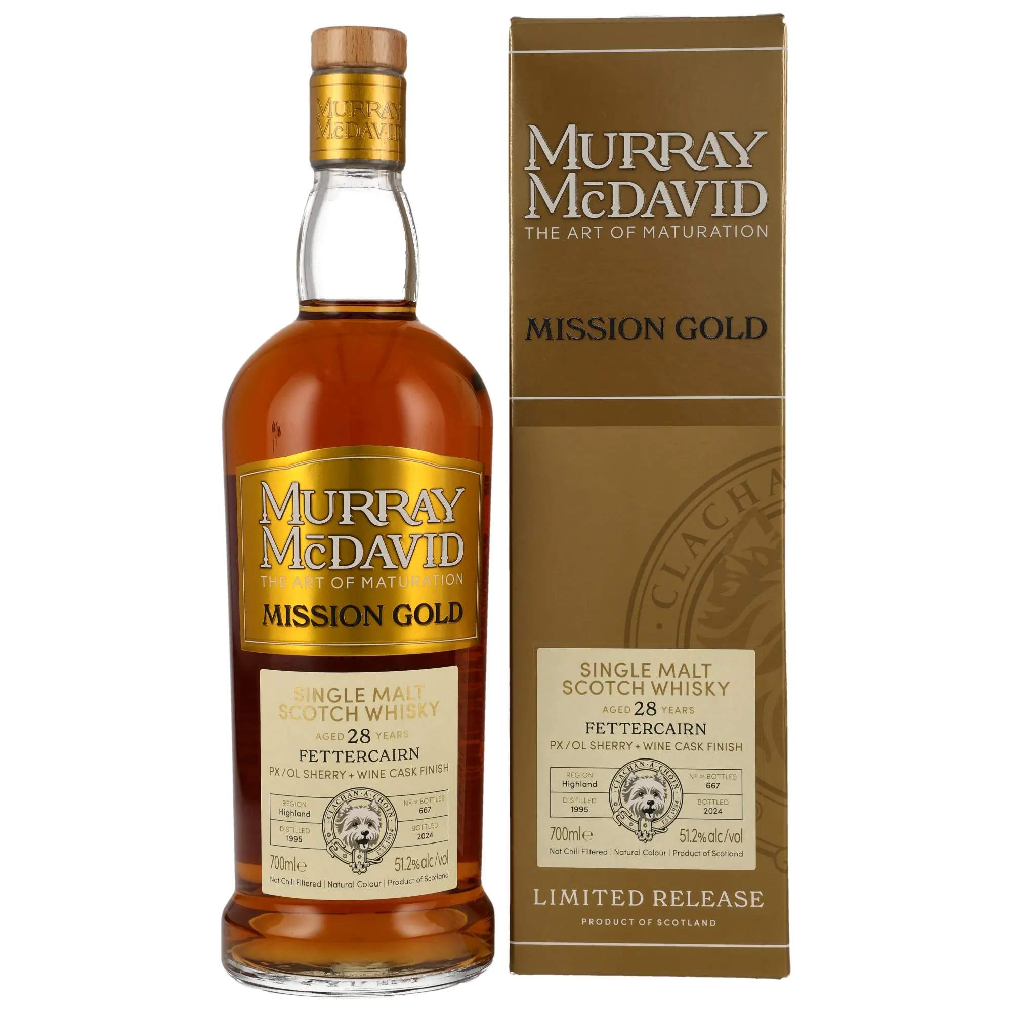 Fettercairn 1995/2024 - 28 Year Old - PX/Oloroso Cask - Murray McDavid