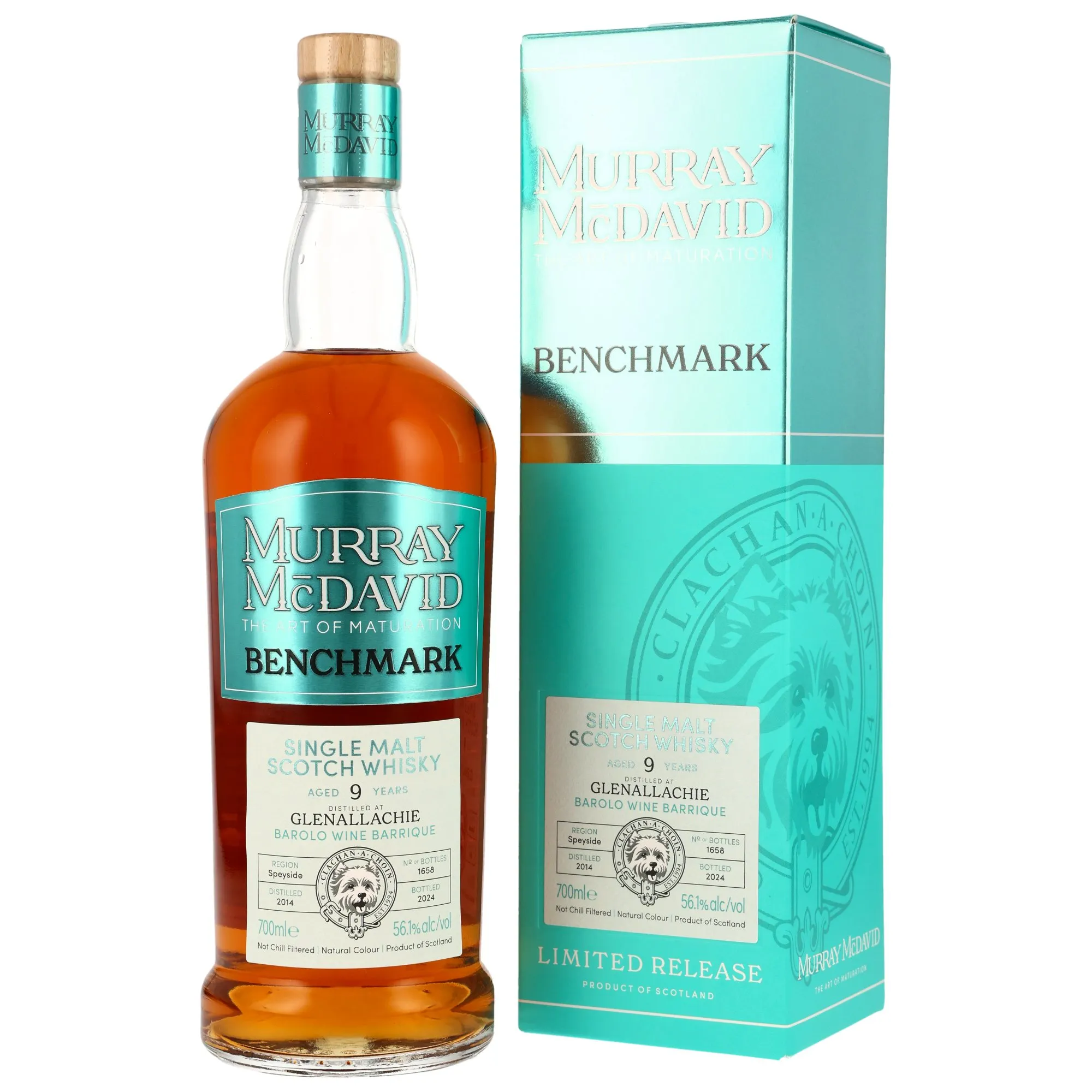 Glenallachie 2014/2024 - 9 Jahre - Barolo Wine Barrique - Murray McDavid