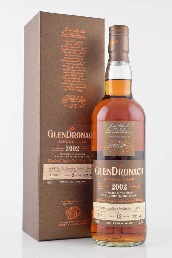 Glendronach 13 Year Old 2002/2016 Single Cask # 4651 54.8% vol. 0,7l Glendronach 13 Year Old 2002/2016 Single Cask # 4651 54.8% vol. 0,7l