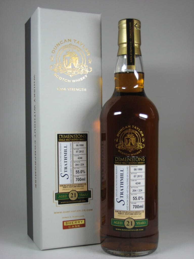 Strathmill 21 Year Old 1990/2012 Dimensions Duncan Taylor 55% vol. 0,7l