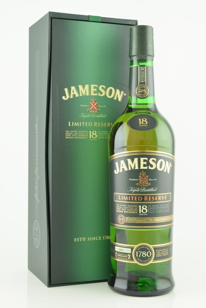 Jameson 18 Year Old Limited Reserve 40% vol. 0,7l Jameson 18 Year Old Limited Reserve 40% vol. 0,7l