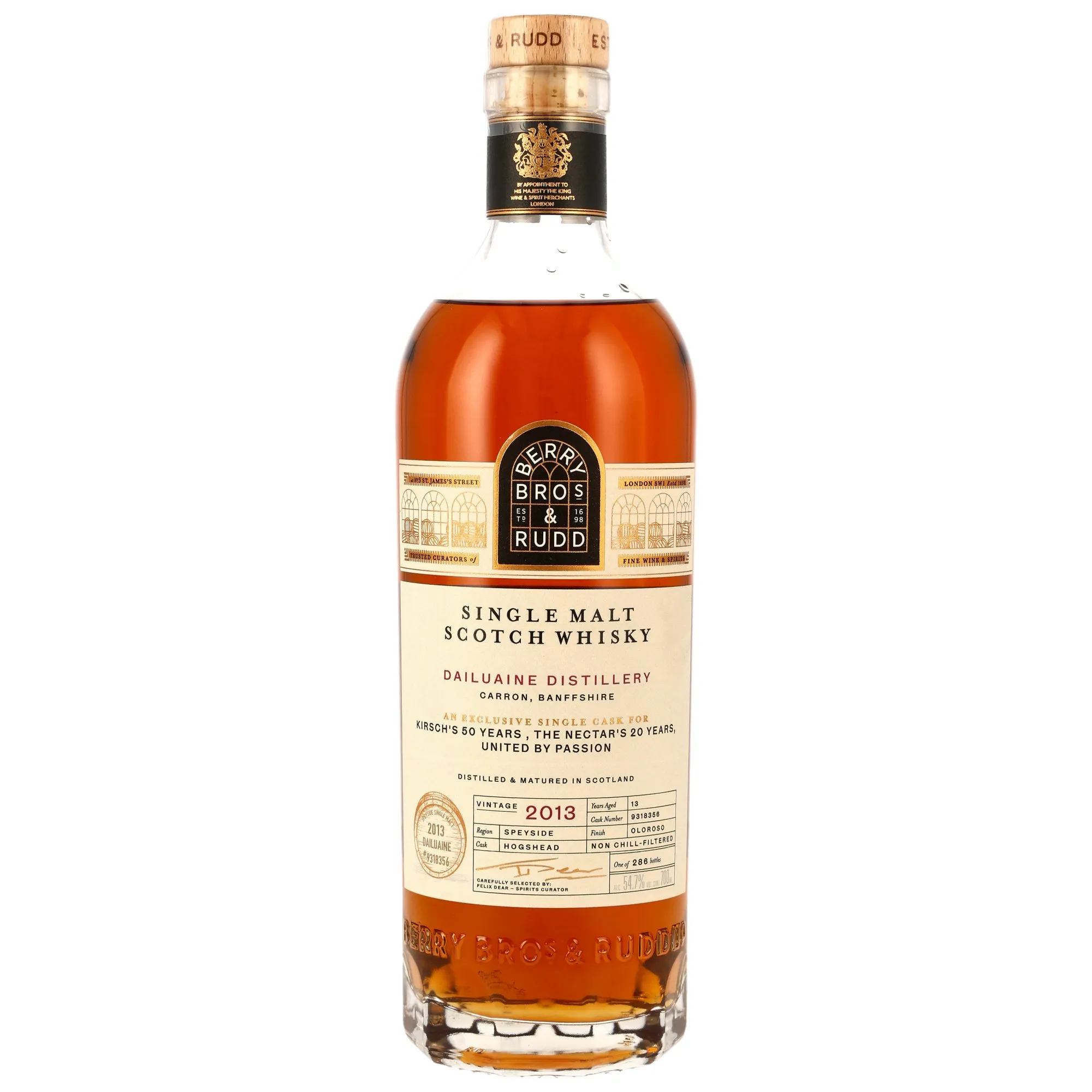 Dailuaine 2013/2026 - 13 Year Old - Oloroso Sherry Cask Finisch #9318356 (Berry Bros. & Rudd) - Kirsch/Nectar